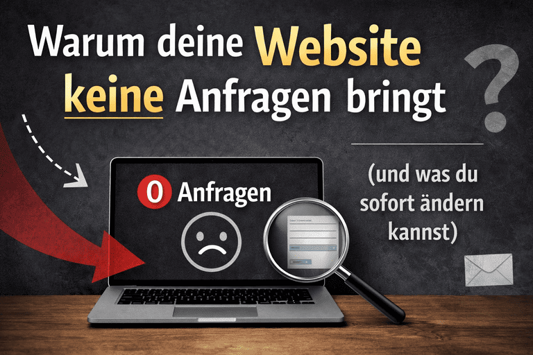 Warum Deine Website keine Anfragen bringt