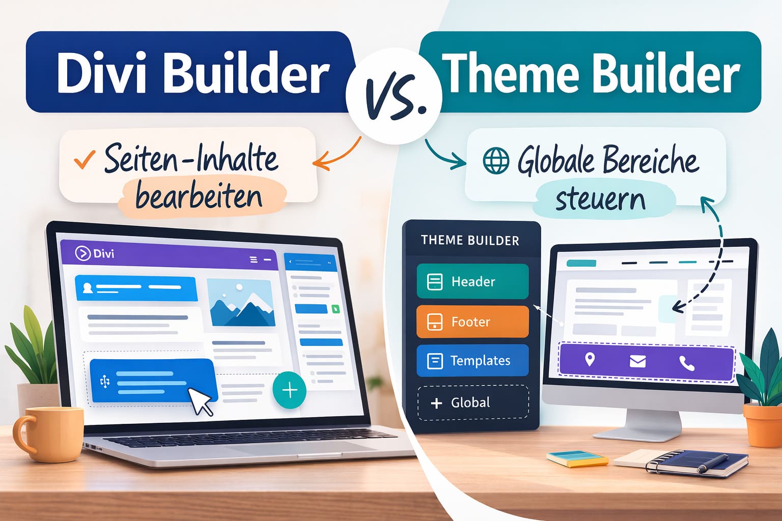 Divi Builder vs. Theme Builder