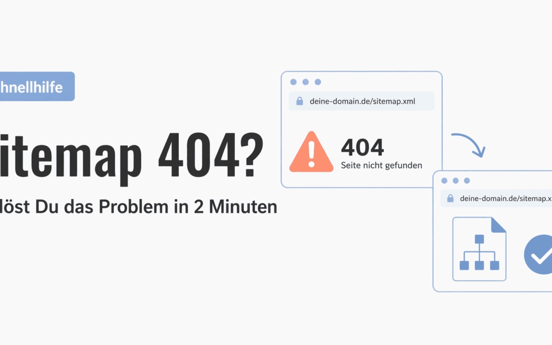 Sitemap plötzlich 404
