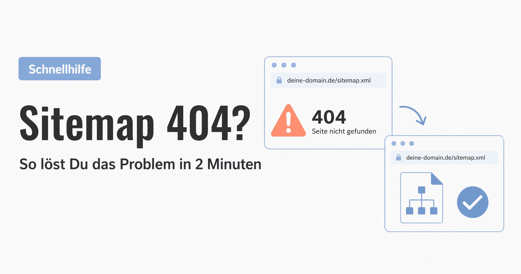 Sitemap plötzlich 404