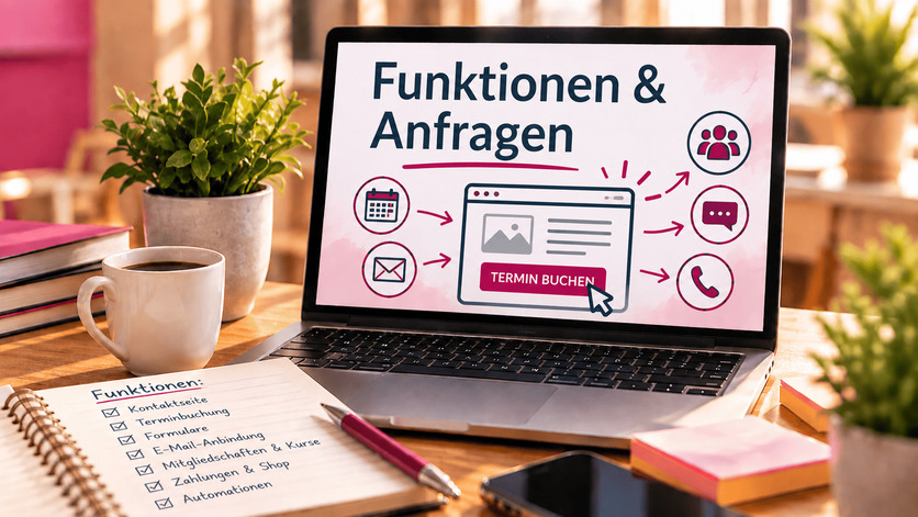 Funktionen & Anfragen für Deine Website