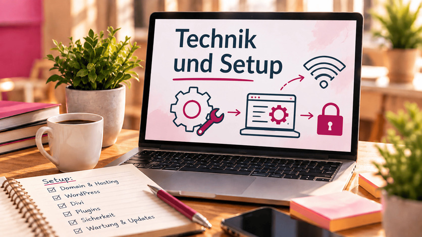 Technik & Setup für Deine Website