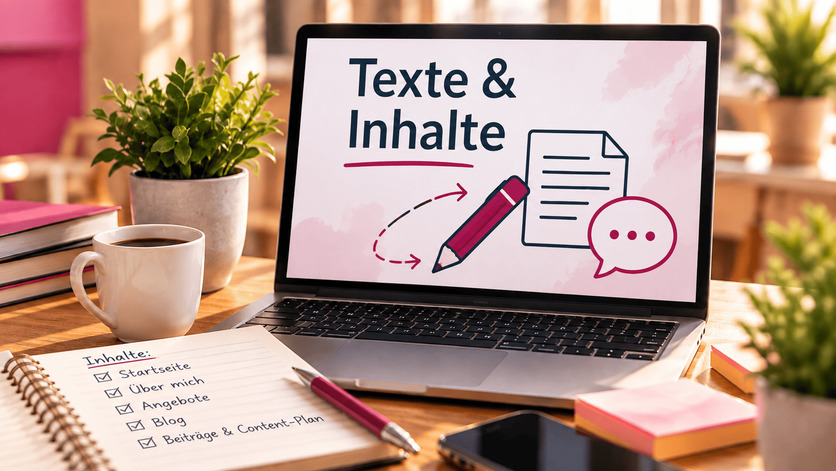 Texte & Inhalte für Deine Website